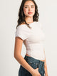 HARLOW SLOANE TEE - BABY PINK HARLOW - Boathouse USA