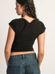 HARLOW SLOANE TEE - BLACK