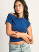 HARLOW SLOANE TEE - COBALT