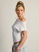 HARLOW SLOANE TEE - WHITE HARLOW - Boathouse USA