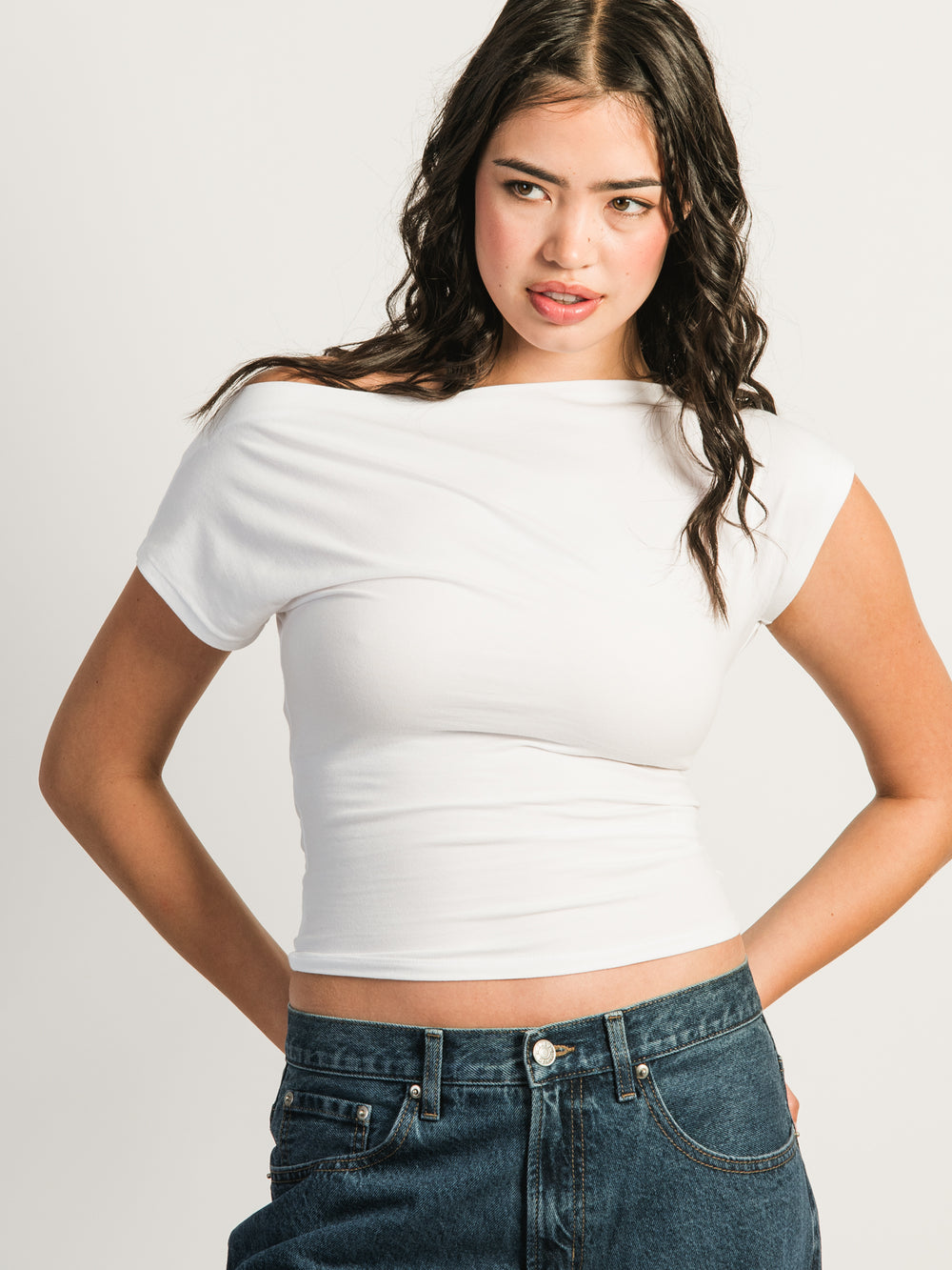 HARLOW SLOANE TEE - WHITE