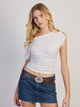 HARLOW SLOANE TEE - MELANGE HARLOW - Boathouse USA