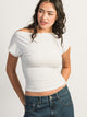 HARLOW SLOANE TEE - MELANGE