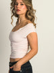 HARLOW CLAIRE TEE - BABY PINK HARLOW - Boathouse USA