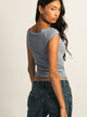 HARLOW CLAIRE TEE - DENIM HARLOW - Boathouse USA