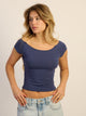 HARLOW CLAIRE TEE - INDIGO HARLOW - Boathouse USA