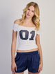HARLOW CLAIRE TEE - WHITE HARLOW - Boathouse USA