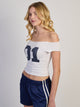 HARLOW CLAIRE TEE - WHITE HARLOW - Boathouse USA