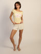 HARLOW CLAIRE TEE - YELLOW HARLOW - Boathouse USA