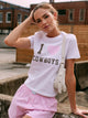 HARLOW BRENNA COWBOY TEE - WHITE HARLOW - Boathouse USA