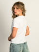 HARLOW BRENNA COWBOY TEE - WHITE HARLOW - Boathouse USA