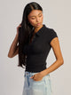 HARLOW SAWYER POLO TEE - BLACK HARLOW - Boathouse USA