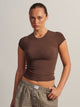 HARLOW GIA TEE - BROWN