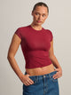 HARLOW GIA TEE - BURGUNDY HARLOW - Boathouse USA