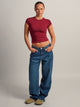 HARLOW GIA TEE - BURGUNDY HARLOW - Boathouse USA