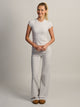HARLOW GIA MELANGE TEE - CLOUD HARLOW - Boathouse USA