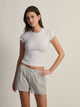 HARLOW GIA MELANGE TEE - CLOUD HARLOW - Boathouse USA
