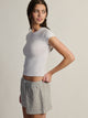 HARLOW GIA MELANGE TEE - CLOUD HARLOW - Boathouse USA