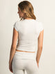 HARLOW GIA MELANGE TEE - CLOUD HARLOW - Boathouse USA