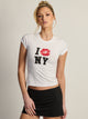 HARLOW KATIE TEE - NY - WHITE HARLOW - Boathouse USA