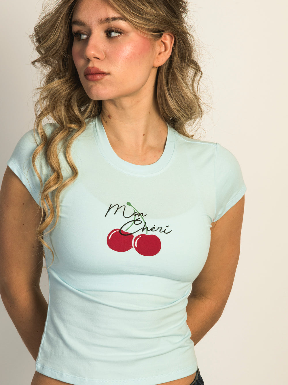 HARLOW KATIE TEE - CRYSTAL BLUE