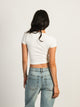 HARLOW RIBBED SEAMLESS TEE - OFF WHITE HARLOW - Boathouse USA