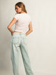HARLOW RIBBED SEAMLESS TEE - BABY PINK HARLOW - Boathouse USA