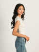 HARLOW FLAT RIB BABY TEE - HORSESHOE HARLOW - Boathouse USA