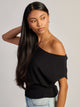 HARLOW SKYE SLOUCH TEE - BLACK HARLOW - Boathouse USA