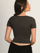 HARLOW SQUARENECK SEAMLESS TEE - CHARCOAL HARLOW - Boathouse USA