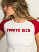 HARLOW MISSY APPLIQUE TEE - PUERTO RICO HARLOW - Boathouse USA
