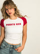 HARLOW MISSY APPLIQUE TEE - PUERTO RICO HARLOW - Boathouse USA