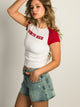 HARLOW MISSY APPLIQUE TEE - PUERTO RICO HARLOW - Boathouse USA