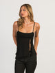 HARLOW PARTY KESTRA TANK TOP - BLACK HARLOW - Boathouse USA