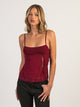 HARLOW KESTRA TANK TOP - BURGUNDY