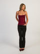 HARLOW KESTRA TANK TOP - BURGUNDY