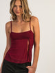 HARLOW KESTRA TANK TOP - BURGUNDY