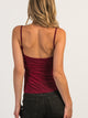 HARLOW KESTRA TANK TOP - BURGUNDY