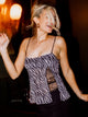 HARLOW KESTRA TANK TOP - ZEBRA