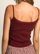 HARLOW MALLORY TANK TOP - BURGUNDY HARLOW - Boathouse USA