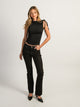 HARLOW TEGAN TANK TOP - BLACK