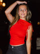 HARLOW TEGAN TANK TOP - PORT