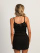 HARLOW LACEY TANK - BLACK HARLOW - Boathouse USA