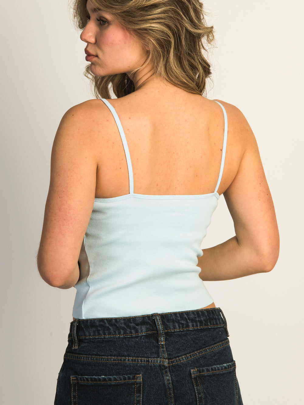 HARLOW ISLA TANK TOP - SOFT BLUE
