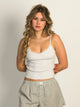 HARLOW ISLA MELANGE TANK TOP - CLOUD HARLOW - Boathouse USA