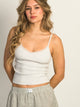 HARLOW ISLA MELANGE TANK TOP - CLOUD HARLOW - Boathouse USA