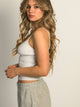 HARLOW ISLA MELANGE TANK TOP - CLOUD HARLOW - Boathouse USA
