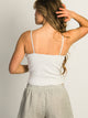 HARLOW ISLA MELANGE TANK TOP - CLOUD HARLOW - Boathouse USA