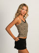 HARLOW ISLA LEOPARD PRINT TANK HARLOW - Boathouse USA