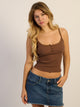 HARLOW HANNAH TANK-CHOCOLATE HARLOW - Boathouse USA